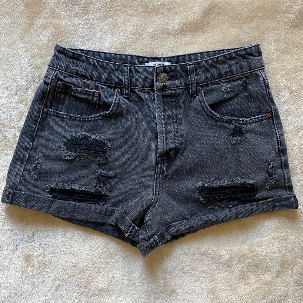 Forever 21 Distressed Denim Shorts